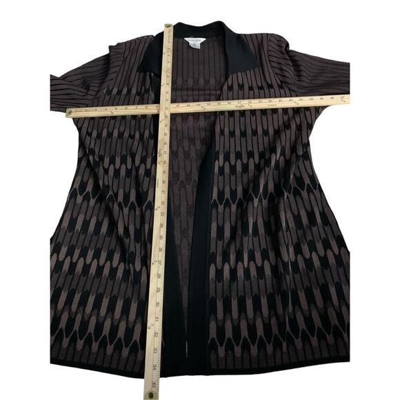 GREAT CONDITION EXCLUSIVELY MISOOK Duster Long Cardigan Jacket 1X RETAILS $498 B - Picture 10 of 10